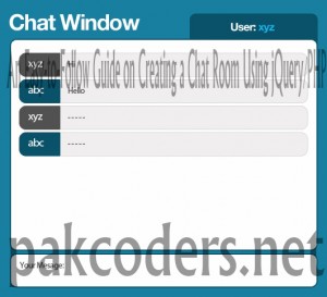 An Easy-to-Follow Guide on Creating a Chat Room Using jQuery-PHP-pakcoders